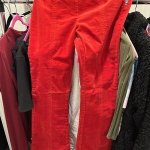 Forever 21 Scarlet Corduroy Trousers